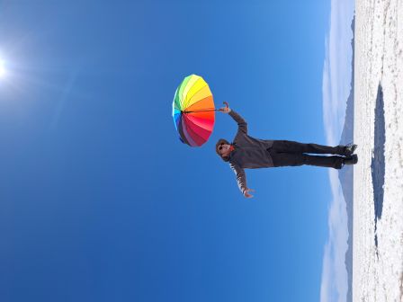 Salar de Uyuni in Bolivien